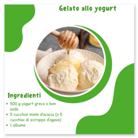 Gelato allo yogurt
