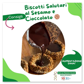 Biscotti Salutari al Sesamo e Cioccolato 🍪