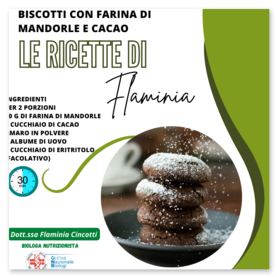 Biscotti con Farina di Mandorle e Cacao