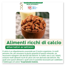 Alimenti ricchi di calcio<br />