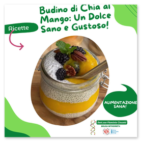 Budino di Chia al Mango: Un Dolce Sano e Gustoso! 