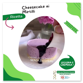 Cheesecake ai Mirtilli